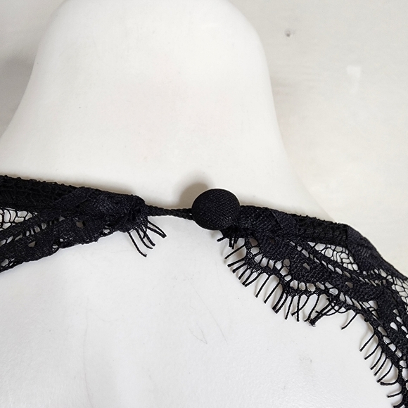 NWT Lulu's Need You Close Black Lace Backless Skater Dress Size Medium - Picture 11 of 16